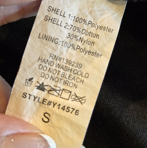 Do + Be Black Ruffle Lace Mini Dress Size Small - Picture 10 of 15